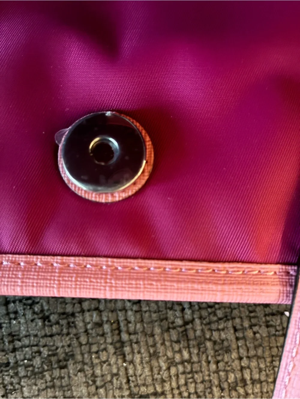 Gucci Pink GG Supreme Tote with Red Strawberry Applique